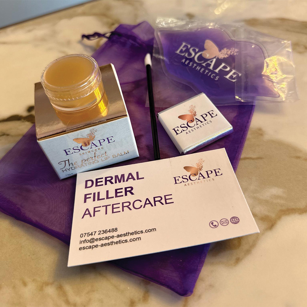 Dermal filler/skin booster aftercare kit